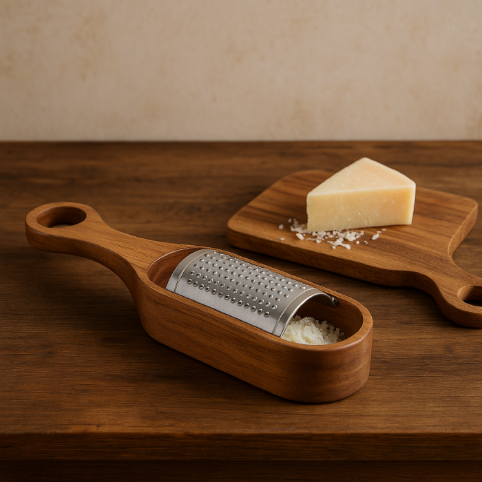 Ralador de Mesa Inox com Suporte