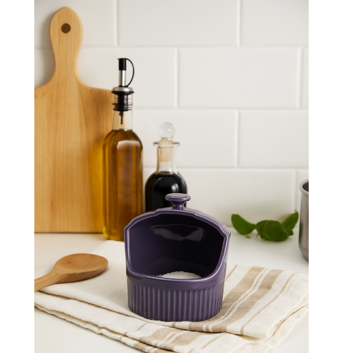 Saleiro de Porcelana Roxo