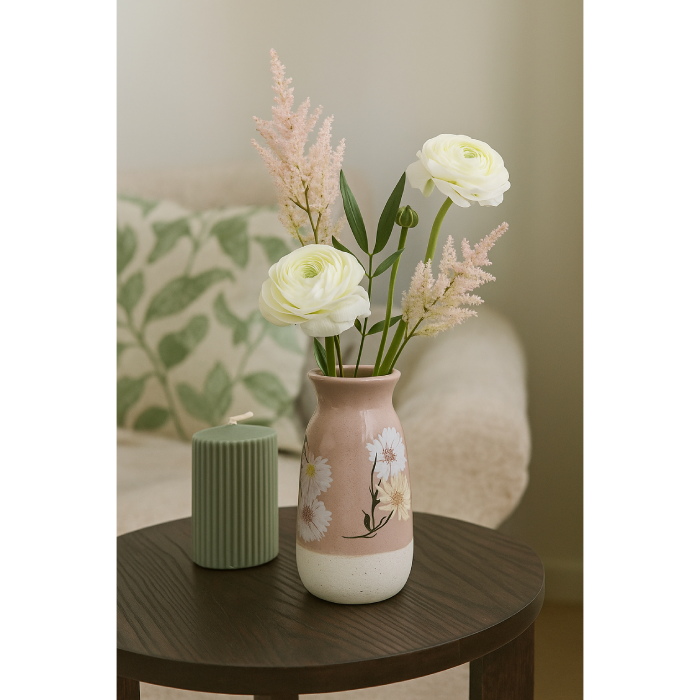 Vaso Cerâmica Flower Power