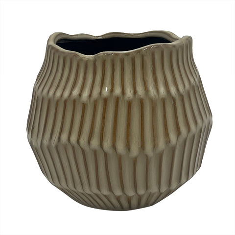 Vaso de Cerâmica Caqui
