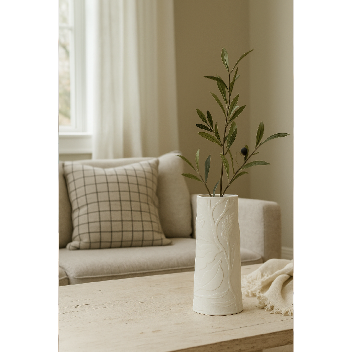 Vaso de Cerâmica White