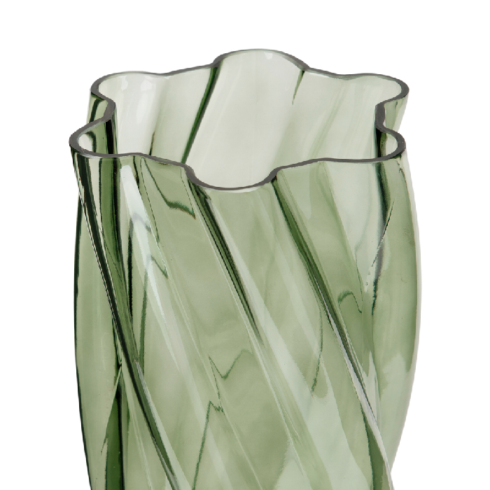 Vaso de Vidro Torcido