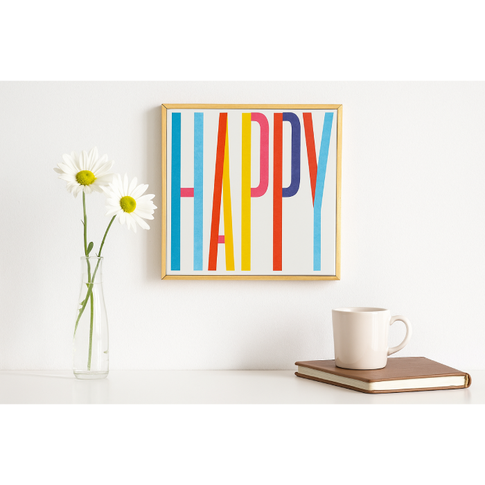 Wood Azule - Happy