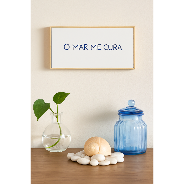Wood Azule - O Mar Me Cura
