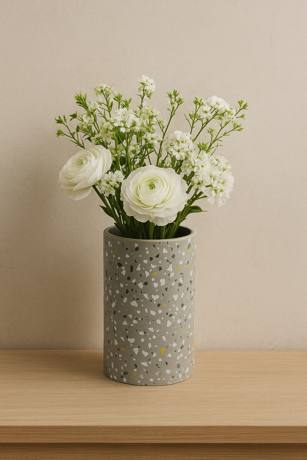 Vaso Decorativo Terrazzo em Cerâmica