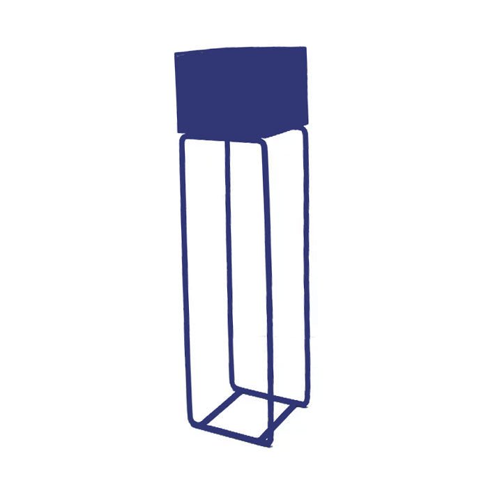 Cachepot de Chapa Grande Azul - casaquetem