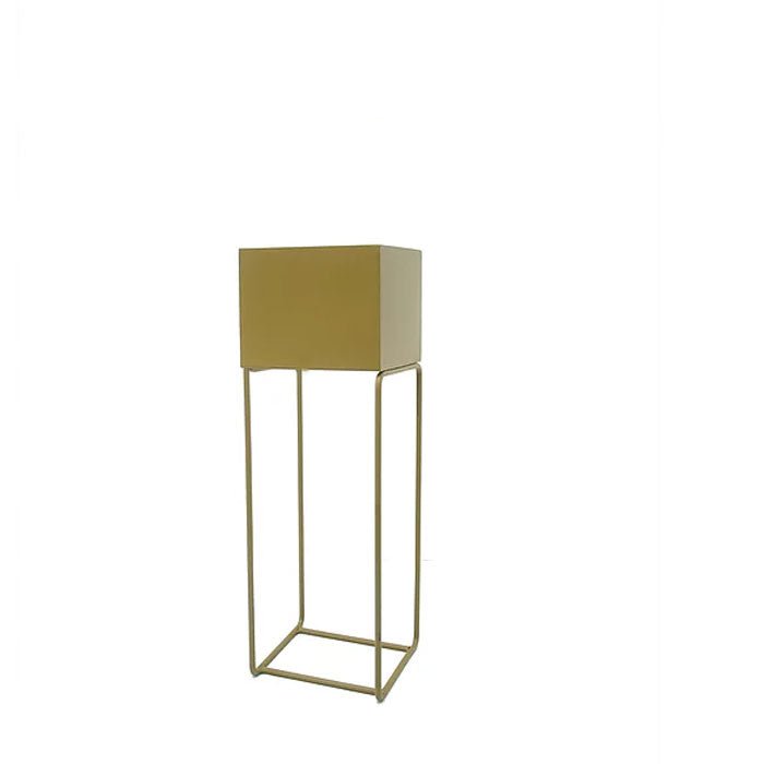 Cachepot de Chapa Médio Ocre - casaquetem