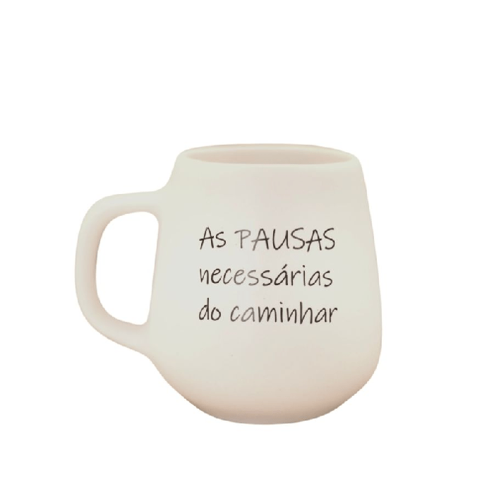 Caneca - As Pausas Necessárias do Caminhar - casaquetem