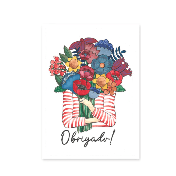 Cartão Dhoye Obrigada - casaquetem