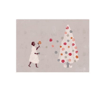 Cartão Natal Cores - casaquetem