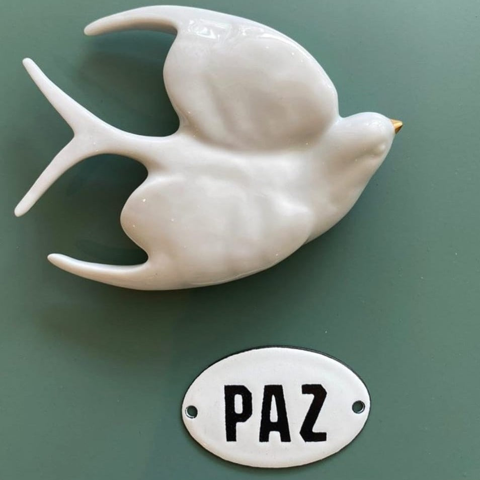 Andorinha Branca Bico Ouro