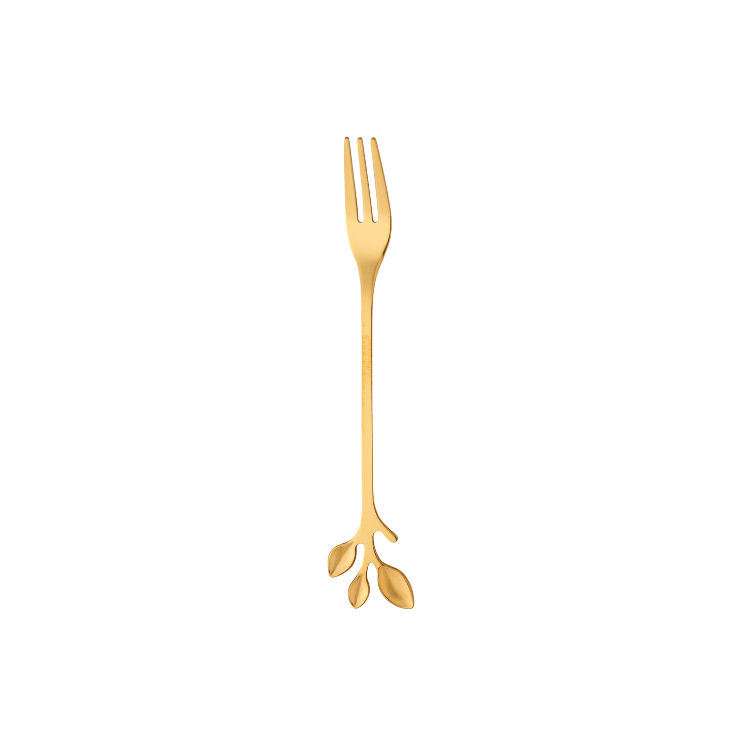 Garfinho em Aço Inox Leaves Dourado