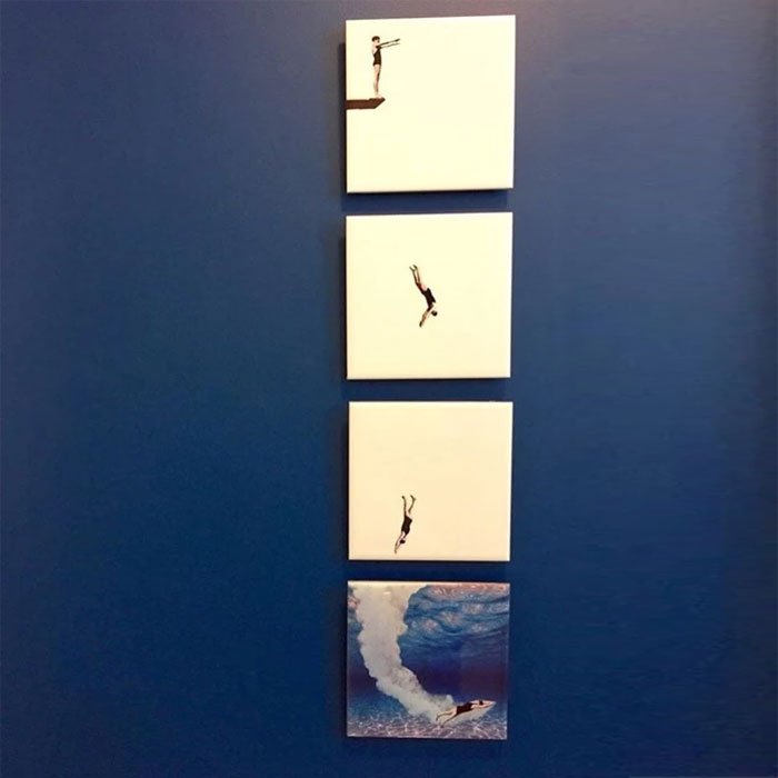 Conjunto de Azulejos Mergulhador - casaquetem