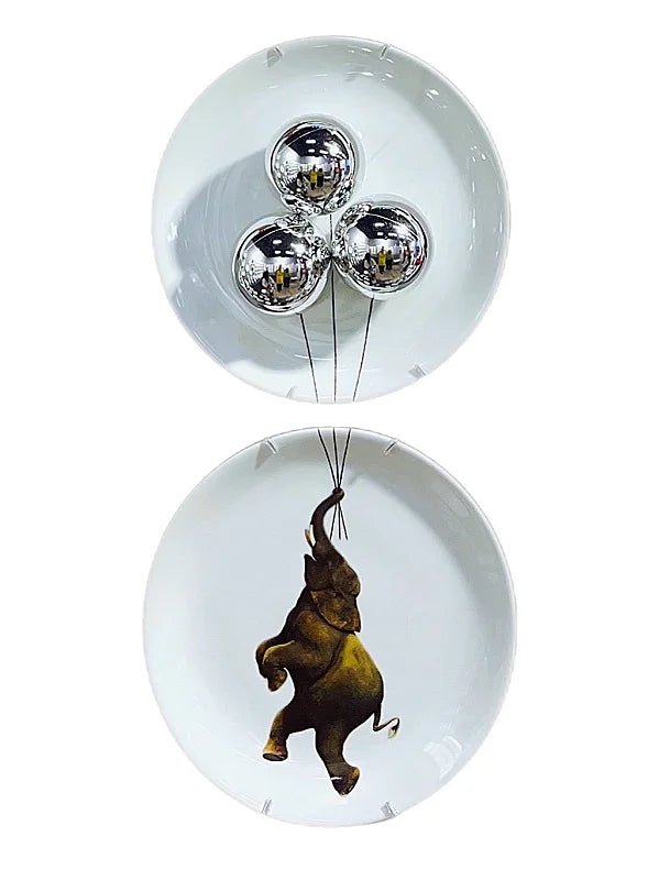 Conjunto de Pratos Elefante - casaquetem