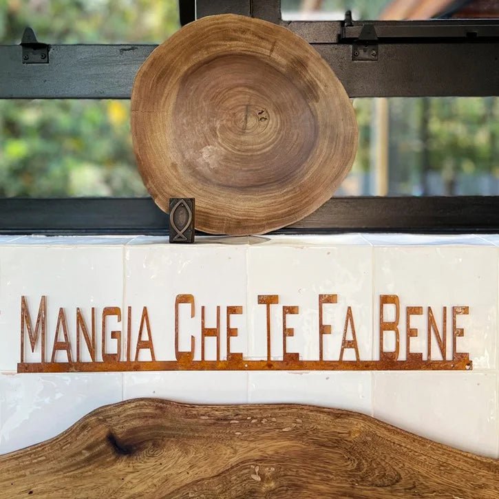 Frase de Ferro - Mangia Che Te Fa Bene - casaquetem