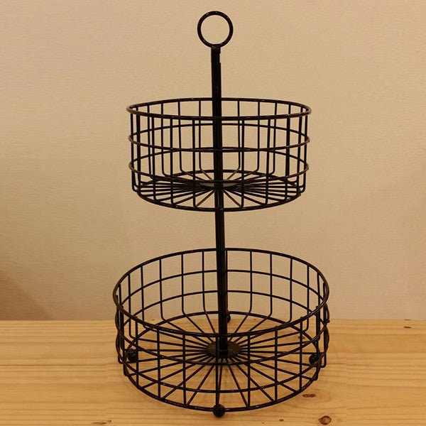 Fruteira Dupla Preta - casaquetem