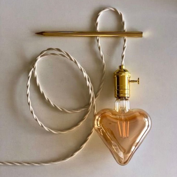 Luminária Meu Coração Gold - casaquetem