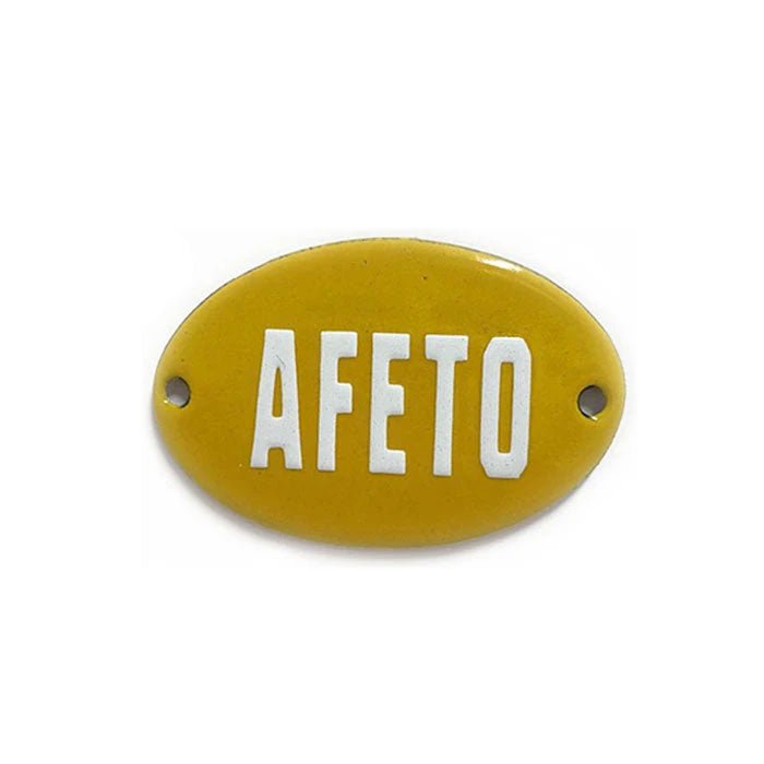 Mini Placa Afeto - AMARELO - casaquetem