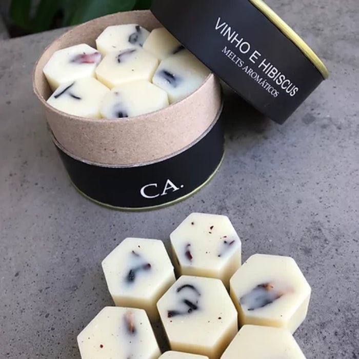 Pastilhas Perfumadas para Difusor - Vinho e Hibiscus - casaquetem