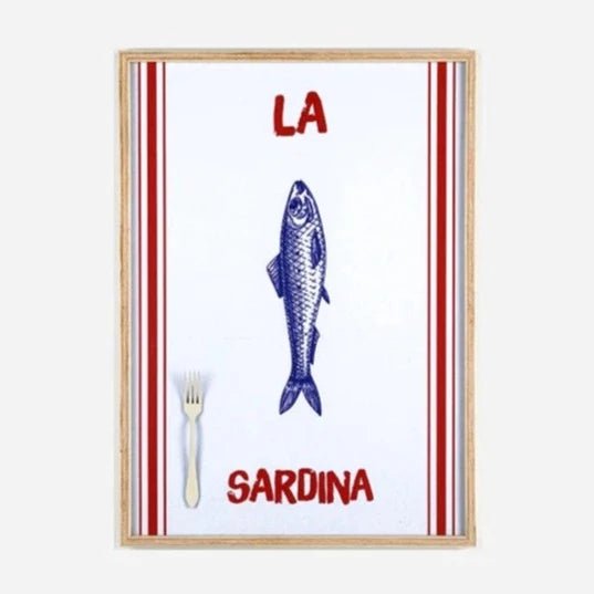 Quadro Box Galicia - Sardinha - casaquetem