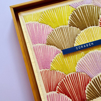 Quadro Lembretes Diários "Coragem"