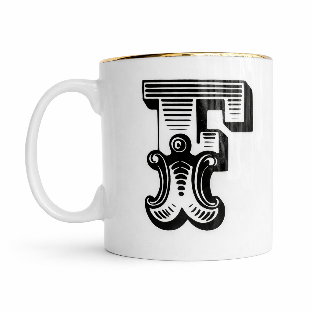 Caneca Monograma P&B