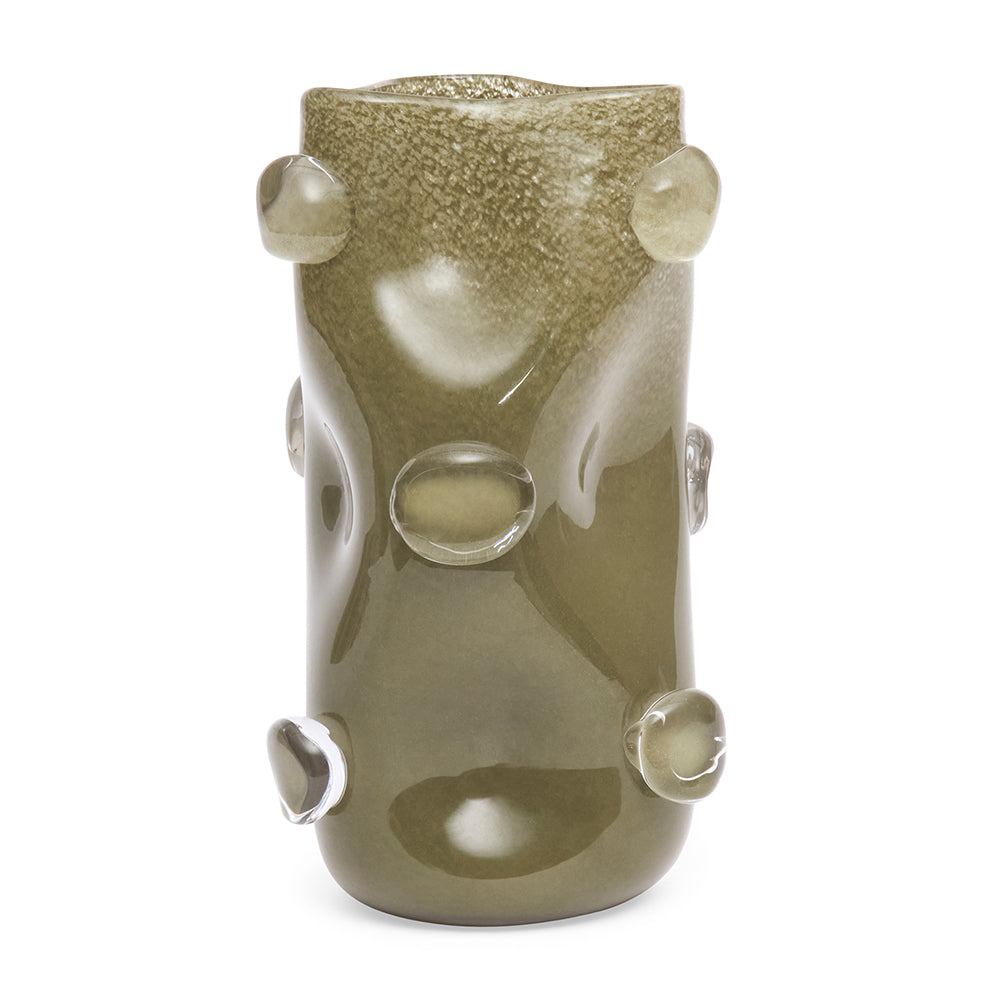 Vaso de Vidro Bolhas