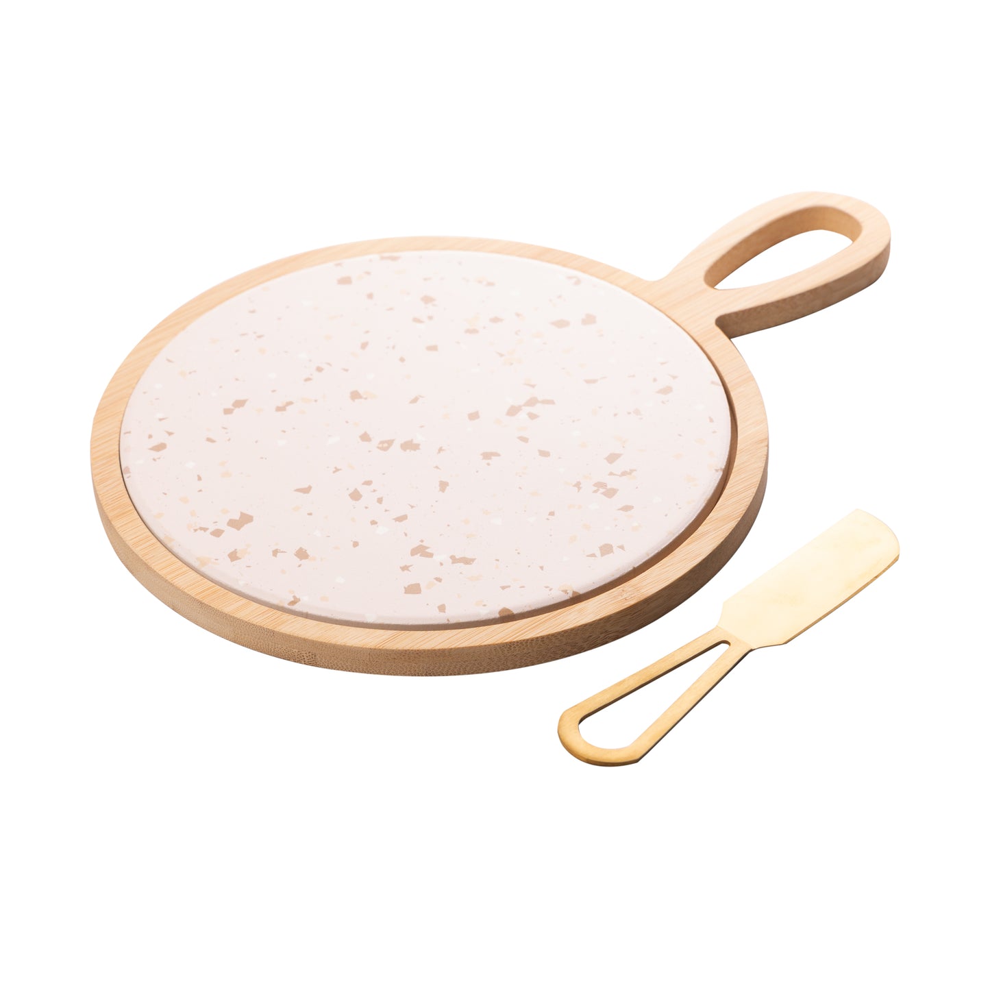 Conjunto Terrazo para Queijo