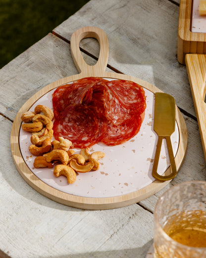 Conjunto Terrazo para Queijo