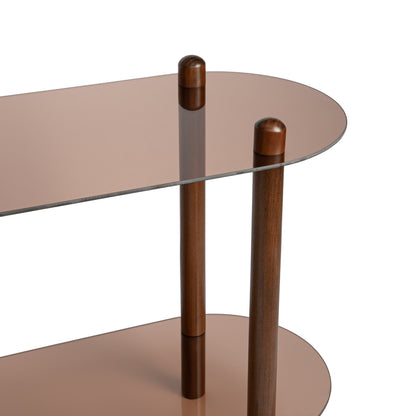 Mesa em Madeira e Vidro