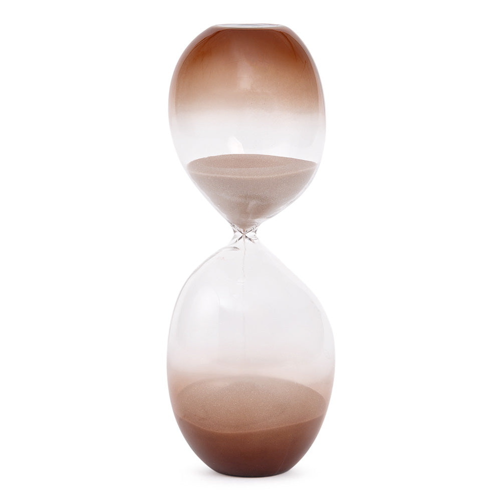 Ampulheta em Vidro Degradê Nude 30 min
