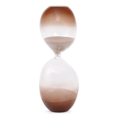 Ampulheta em Vidro Degradê Nude 30 min