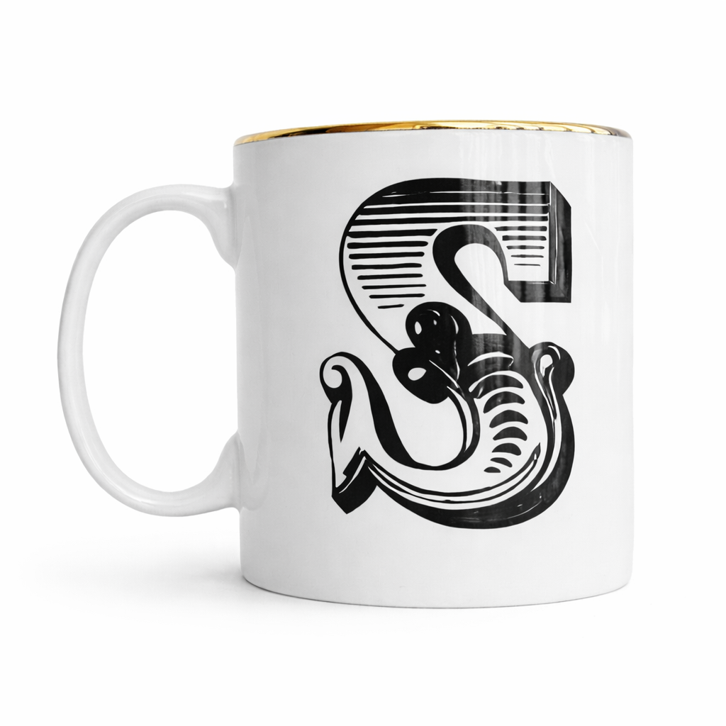 Caneca Monograma P&B