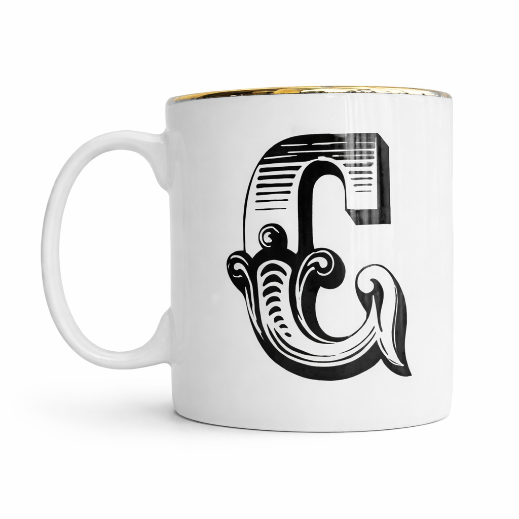 Caneca Monograma P&B