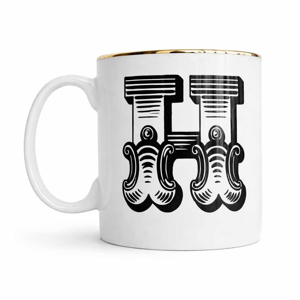 Caneca Monograma P&B