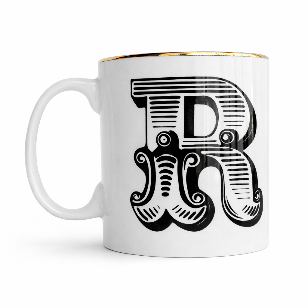 Caneca Monograma P&B