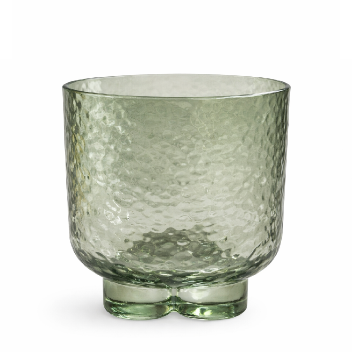 Cachepot de Vidro Martelado M