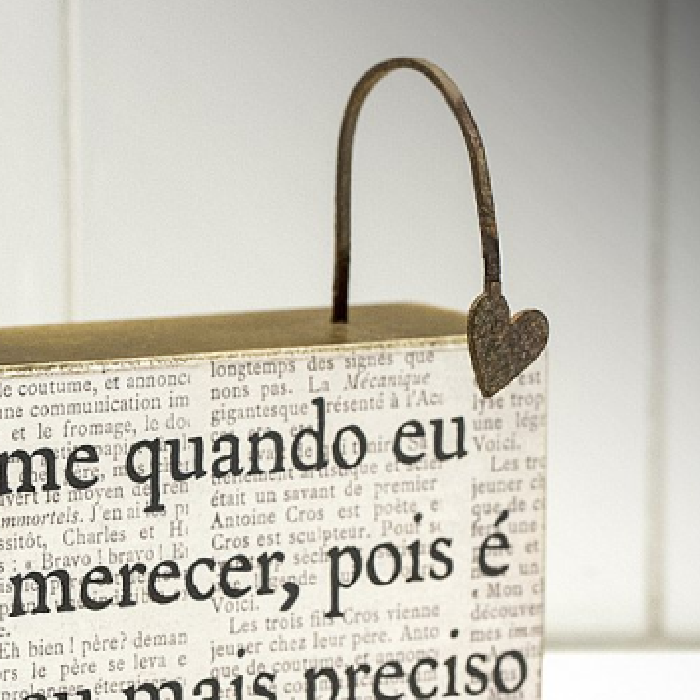 Bloco de Madeira "Me Ame Quando..."