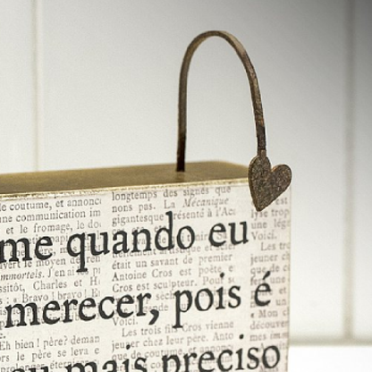 Bloco de Madeira "Me Ame Quando..."