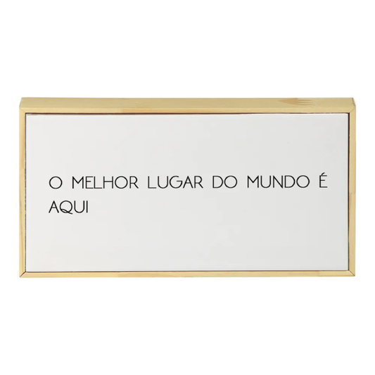 Wood Azule - O Melhor Lugar do Mundo é Aqui