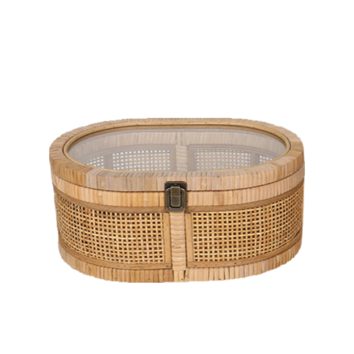 Caixa Decorativa de Rattan