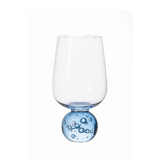 Taça Transparente e Azul