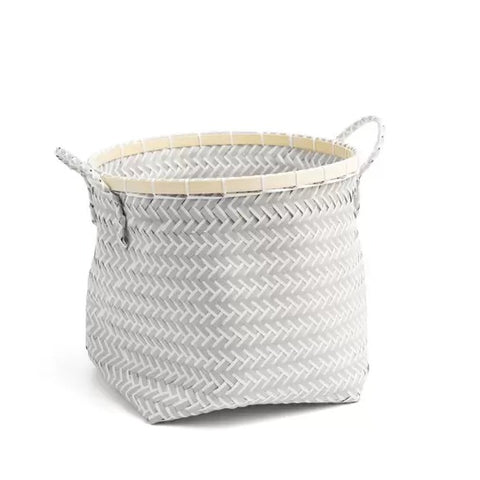 Cesto Tramado Cinza