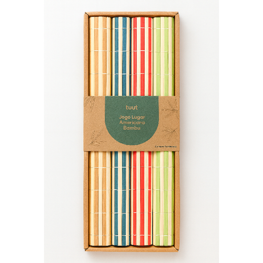 Jogo Americano Bambu Mix Color