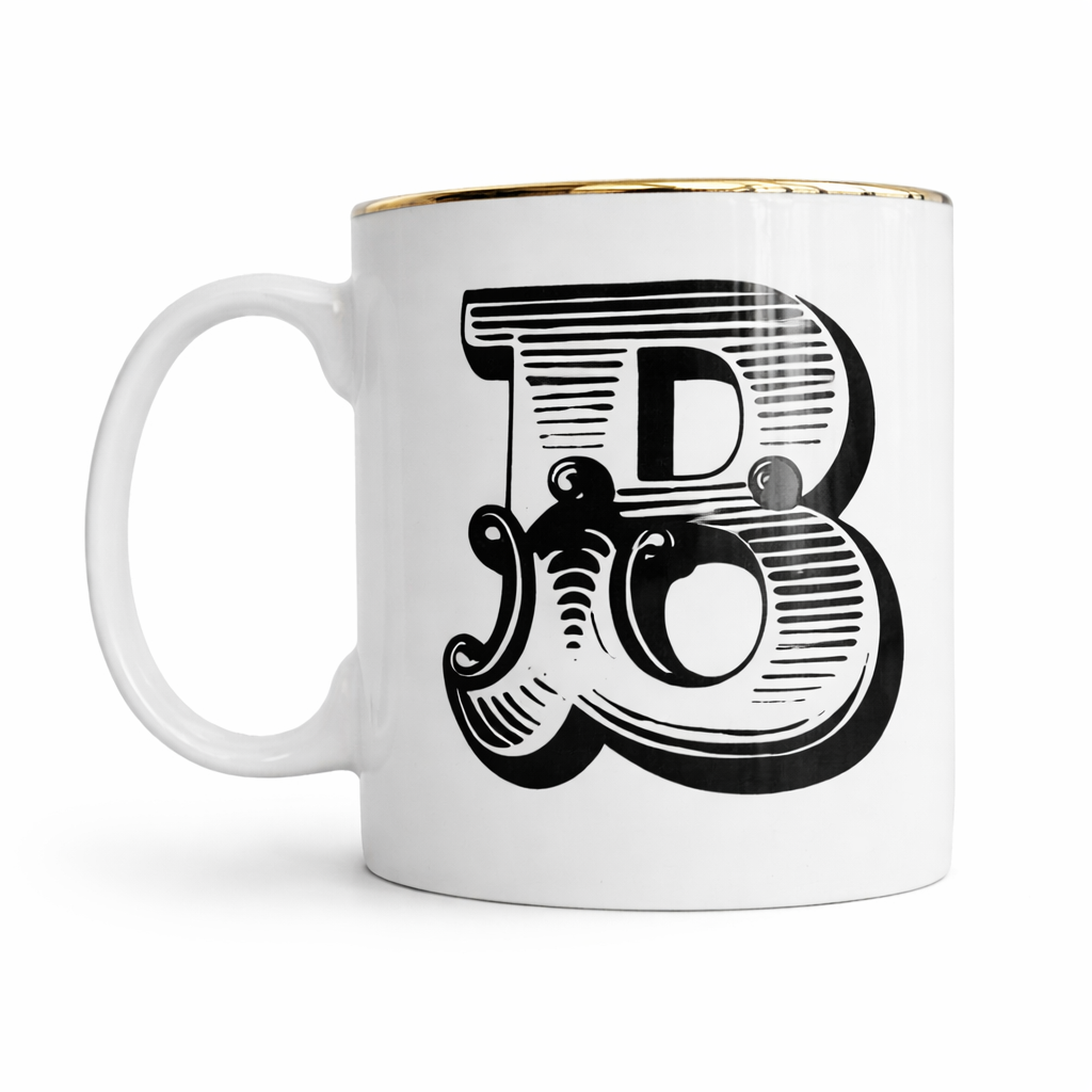 Caneca Monograma P&B
