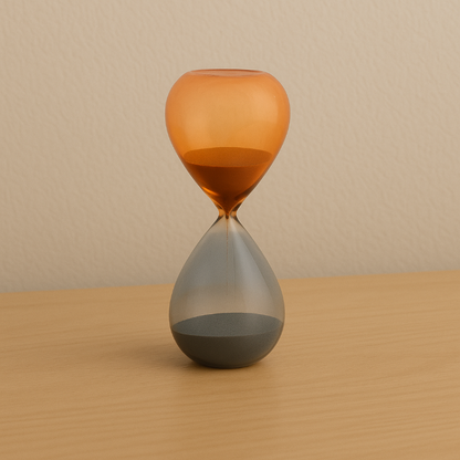 Ampulheta de Vidro 30 Minutos