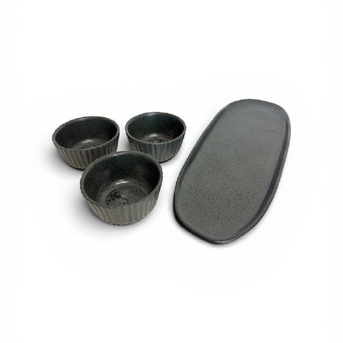 Conjunto de Petisqueiras Orgânico Greenery
