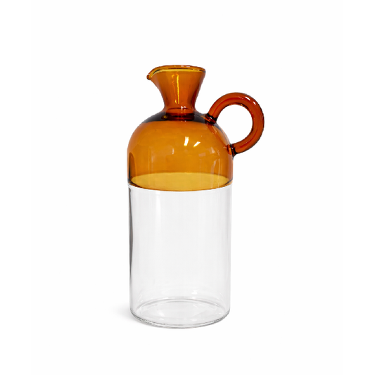 Vaso Nórdico Jarra Âmbar de Vidro