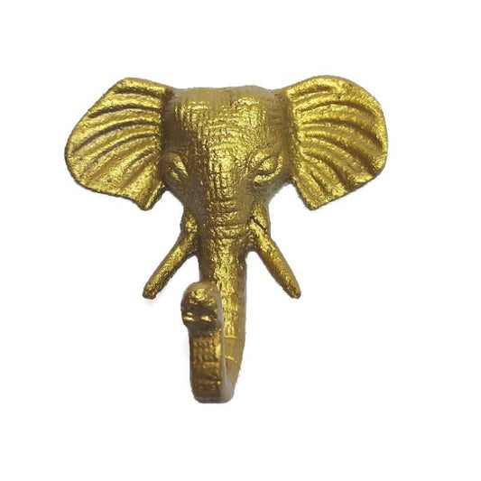 Gancho Elefante Dourado