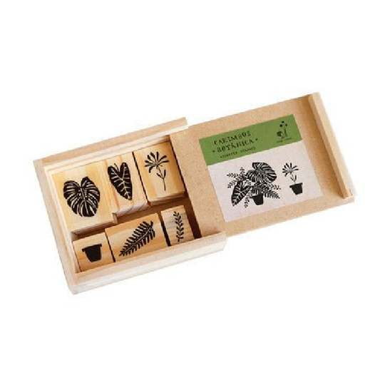 Kit de Carimbos Botânica